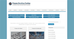 Desktop Screenshot of frasesbonitascurtas.com