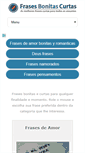 Mobile Screenshot of frasesbonitascurtas.com